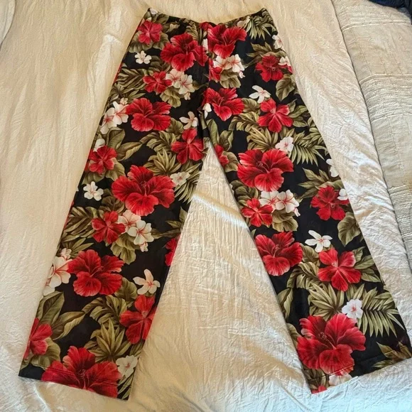 OP Tropical Sheer Floral Pants - Picture 3 of 3